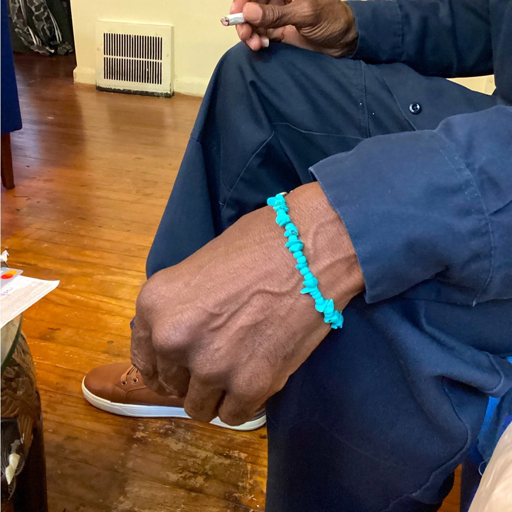 Men’s Native Gemstone Turquoise Bracelet🪶